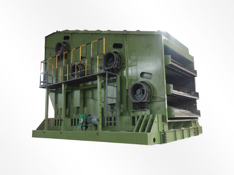 Large scale energy-saving and environmentally friendly coke (multi frequency) sieve